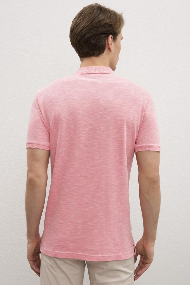 Erkek Pembe Basic T-Shirt - 50222487043