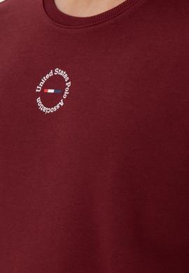 Erkek Regular Fit Bisiklet Yaka Bordo Sweatshirt - 50293436071