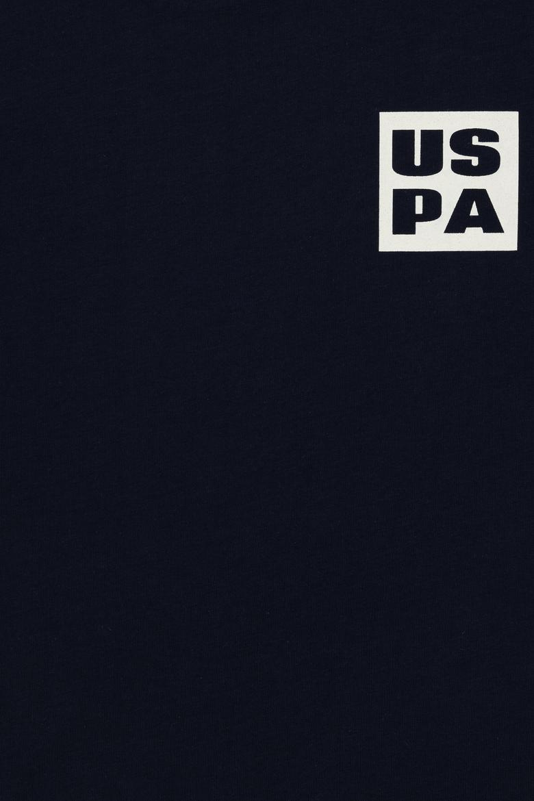 Erkek Çocuk Lacivert Oversize Bisiklet Yaka Tişört - 50295447049