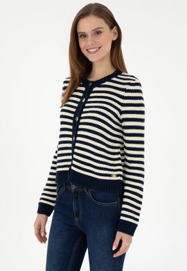 Kadın Lacivert Triko Hırka - 50297119010