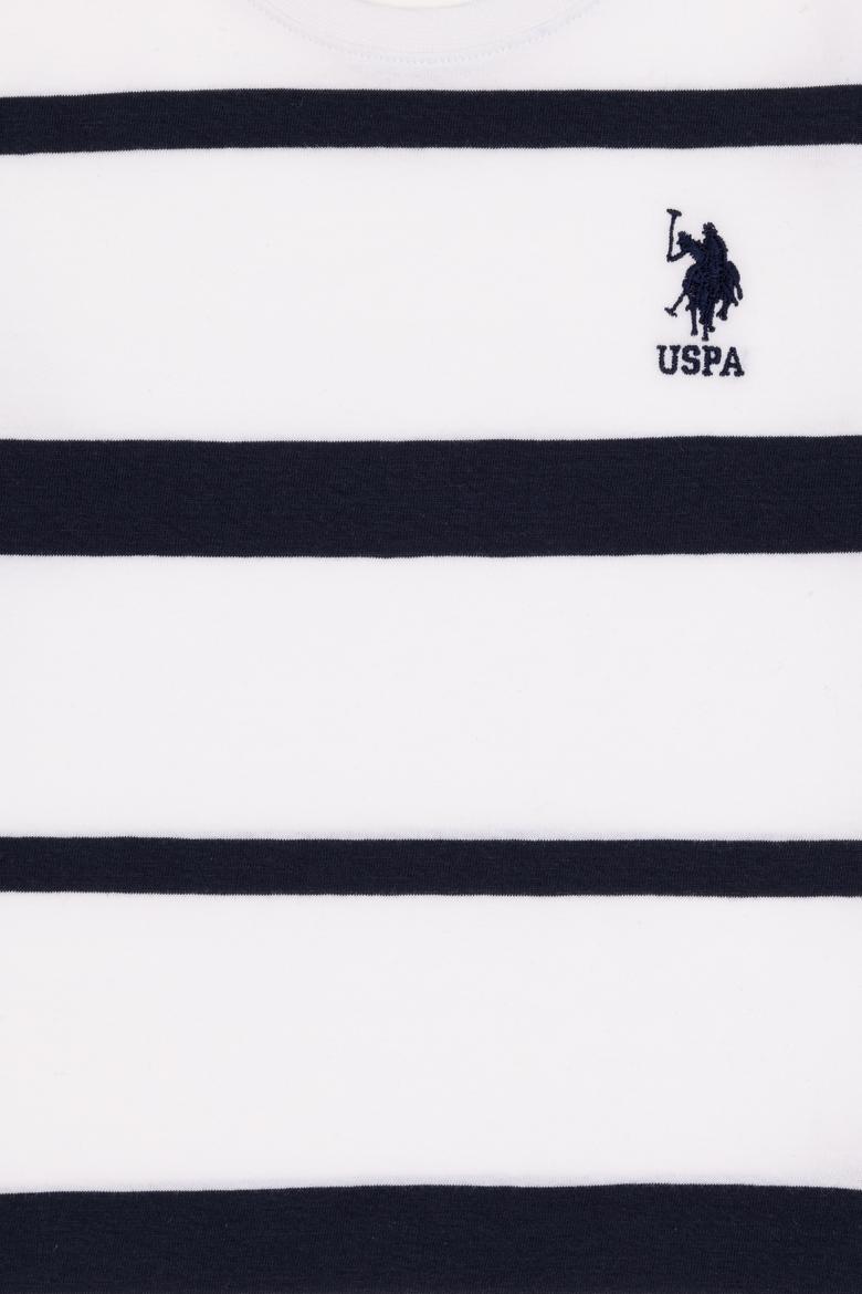 Erkek Çocuk Beyaz Bisiklet Yaka Tişört - 50298959011