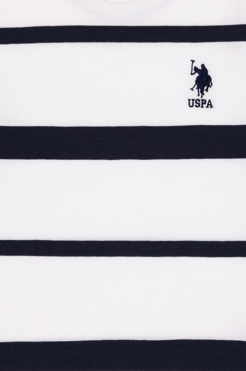 Erkek Çocuk Beyaz Bisiklet Yaka Tişört