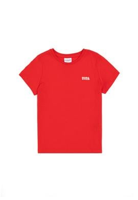 Erkek Çocuk Kırmızı Bisiklet Yaka Tişört - 50298086104