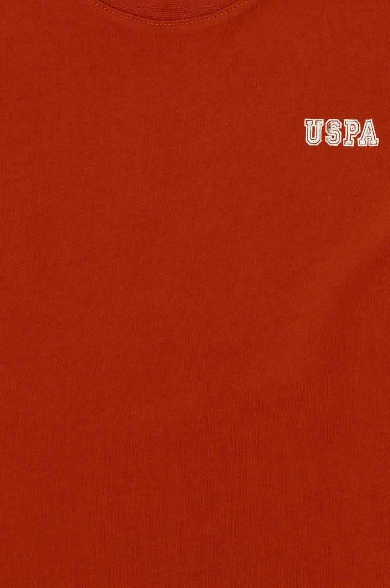 Erkek Çocuk Kiremit Bisiklet Yaka Tişört