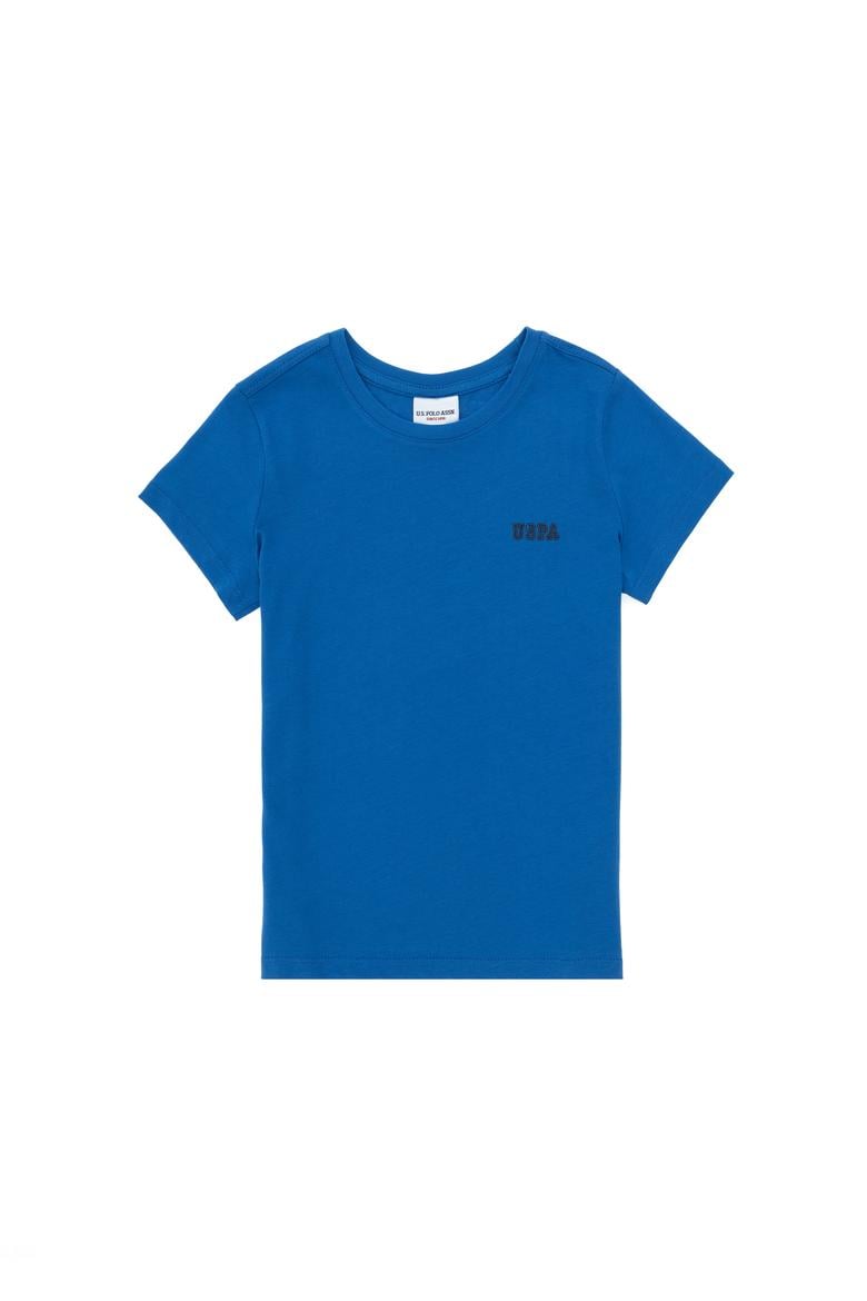 Erkek Çocuk Kobalt Bisiklet Yaka Tişört