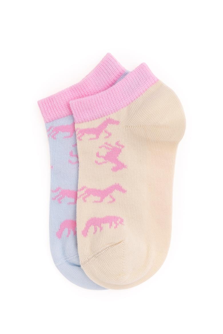Kız Çocuk 2'li Patik Çorap