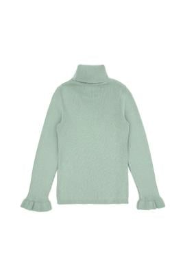 Kız Çocuk Su Yeşili Balıkçı Yaka Kazak - 50297166015