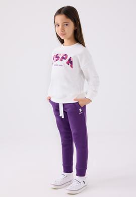 Kız Çocuk Mor Pijama Takımı - 50299748002