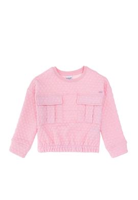 Kız Çocuk Pembe Sweatshirt - 50290726002