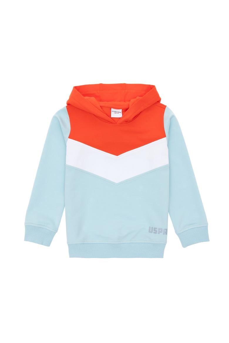 Kız Çocuk Su Yeşili Kapüşonlu Sweatshirt - 50296288052