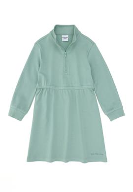 Kız Çocuk Su Yeşili Örme Elbise - 50296387042