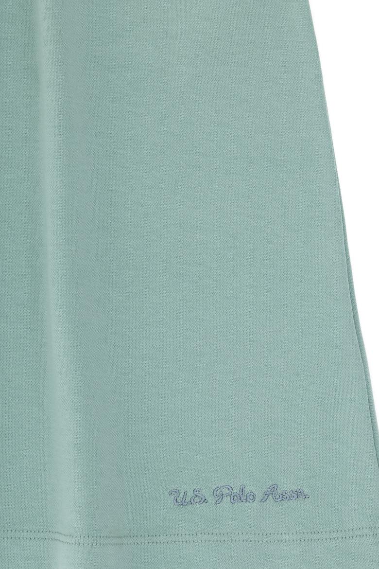 Kız Çocuk Su Yeşili Örme Elbise - 50296387042