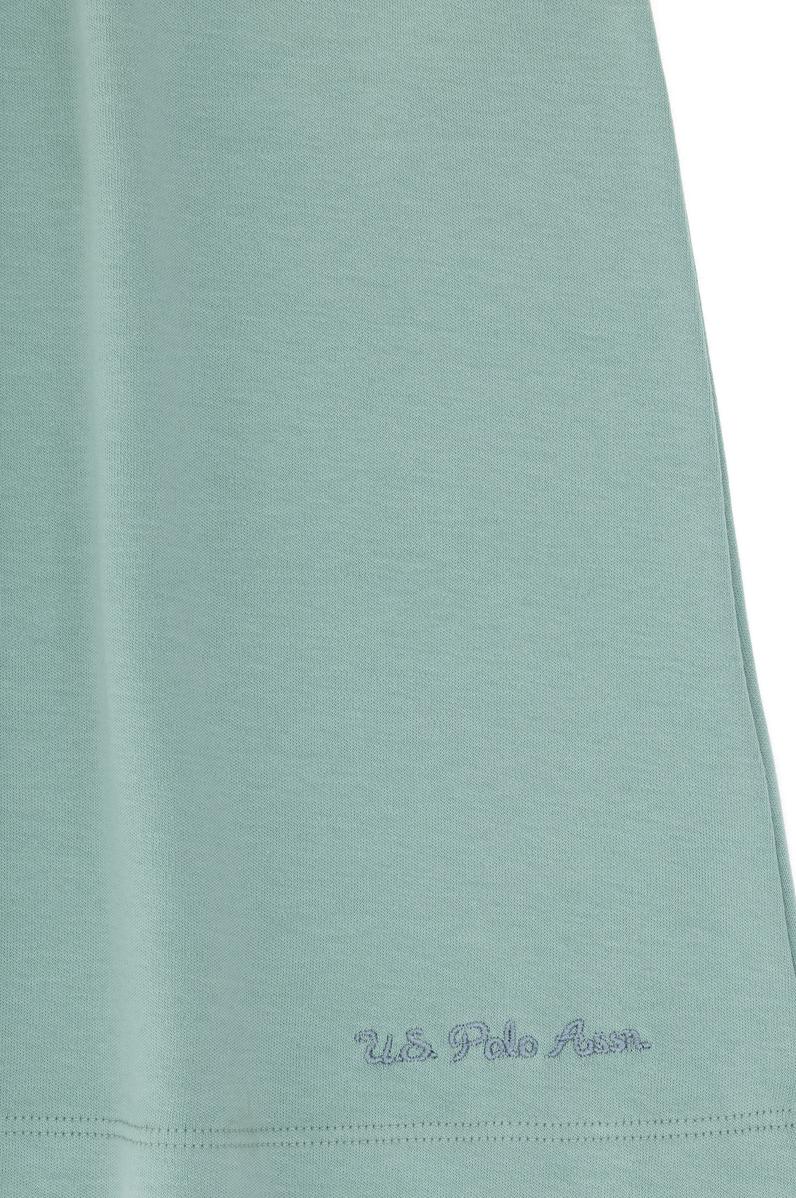 Kız Çocuk Su Yeşili Örme Elbise