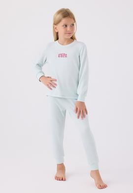 Kız Çocuk Su Yeşili Alt Üst Takım - 50299774010