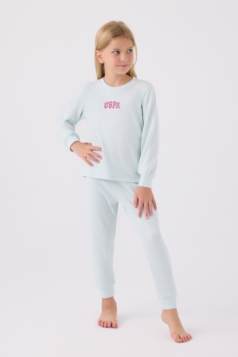 Kız Çocuk Su Yeşili Alt Üst Takım