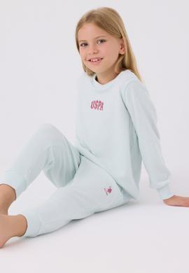 Kız Çocuk Su Yeşili Alt Üst Takım - 50299774010