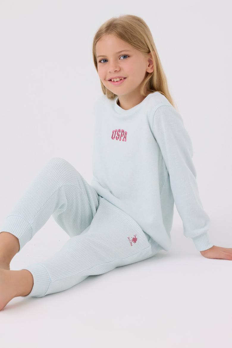 Kız Çocuk Su Yeşili Alt Üst Takım - 50299774010