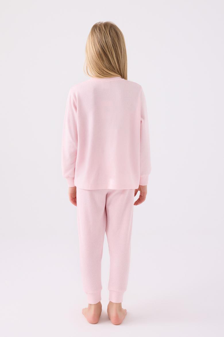 Kız Çocuk Açık Pembe Pijama Takımı - 50299774006
