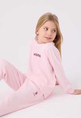 Kız Çocuk Açık Pembe Pijama Takımı - 50299774006