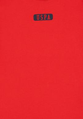 Erkek Çocuk Kırmızı Oversize Bisiklet Yaka Tişört - 50298982039