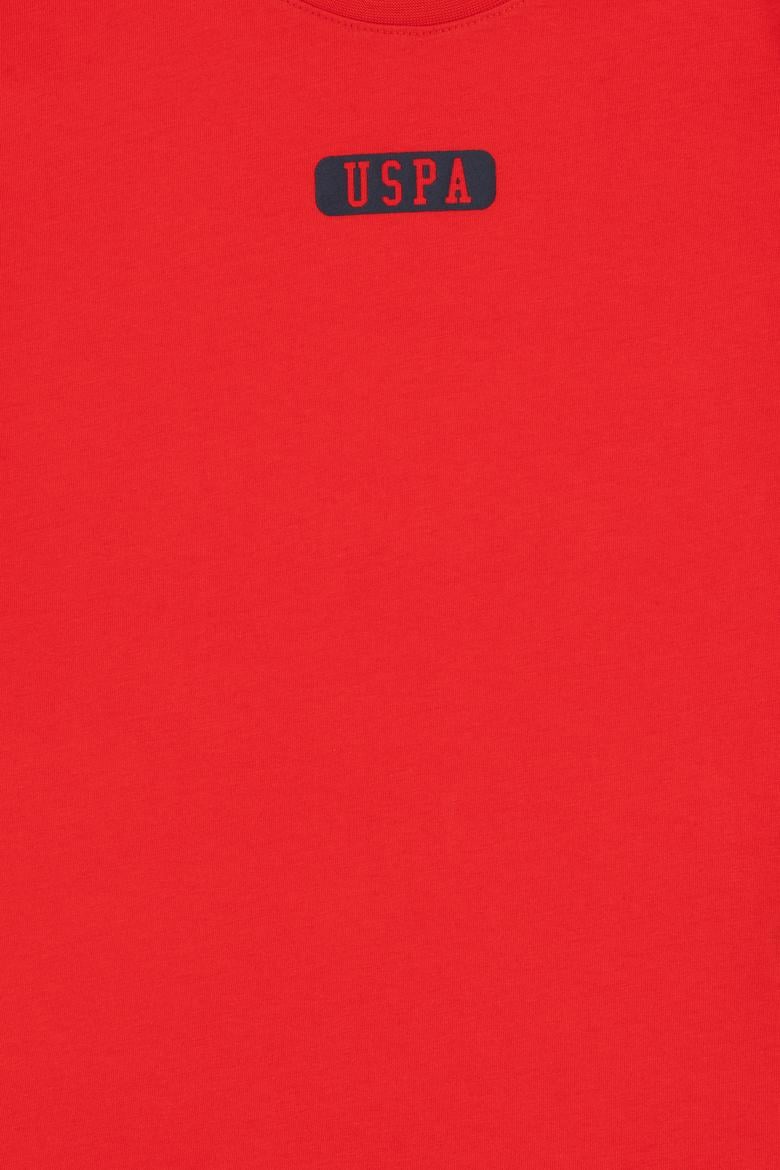 Erkek Çocuk Kırmızı Oversize Bisiklet Yaka Tişört - 50298982039