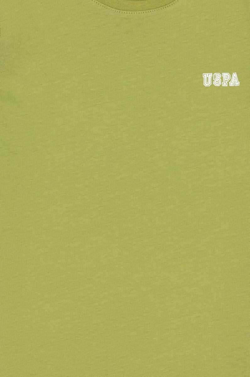 Erkek Çocuk Fıstık Yeşili Bisiklet Yaka Tişört