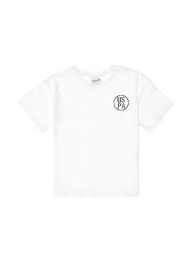 Erkek Çocuk Beyaz Oversize Bisiklet Yaka Tişört - 50298981011