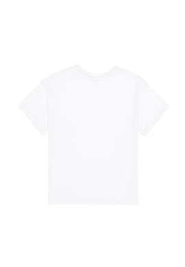 Erkek Çocuk Beyaz Oversize Bisiklet Yaka Tişört - 50298982010