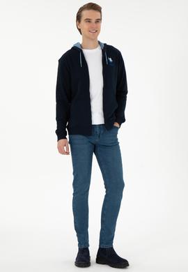 Erkek Lacivert Örme Hırka - 50293447006