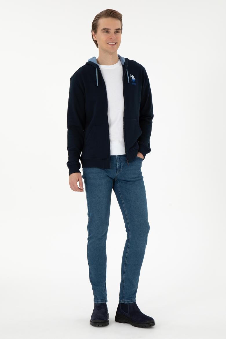 Erkek Lacivert Örme Hırka - 50293447006