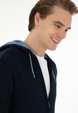 Erkek Lacivert Örme Hırka - 50293447006