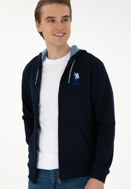 Erkek Lacivert Örme Hırka - 50293447006