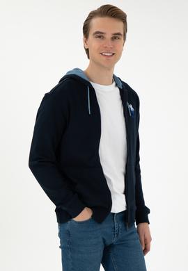 Erkek Lacivert Örme Hırka - 50293447006