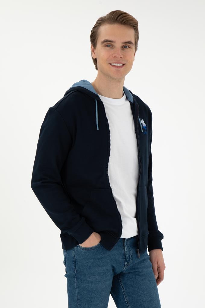 Erkek Lacivert Örme Hırka