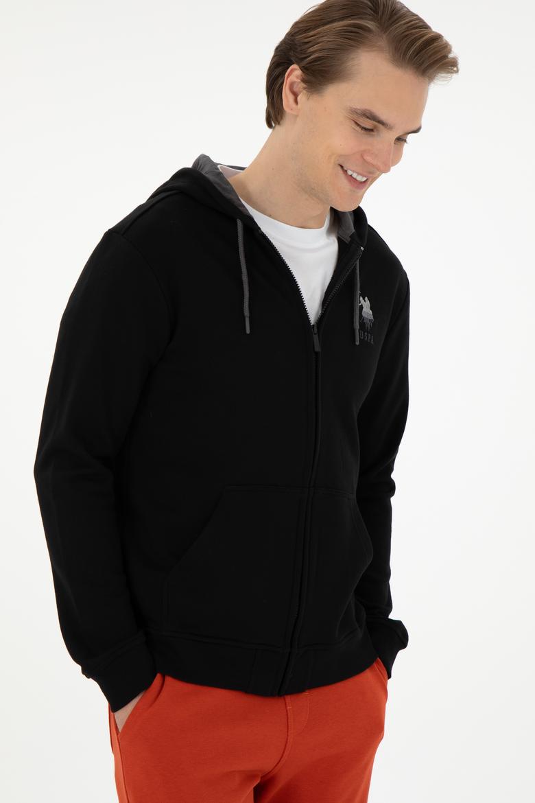 Erkek Siyah Örme Hırka - 50293447018