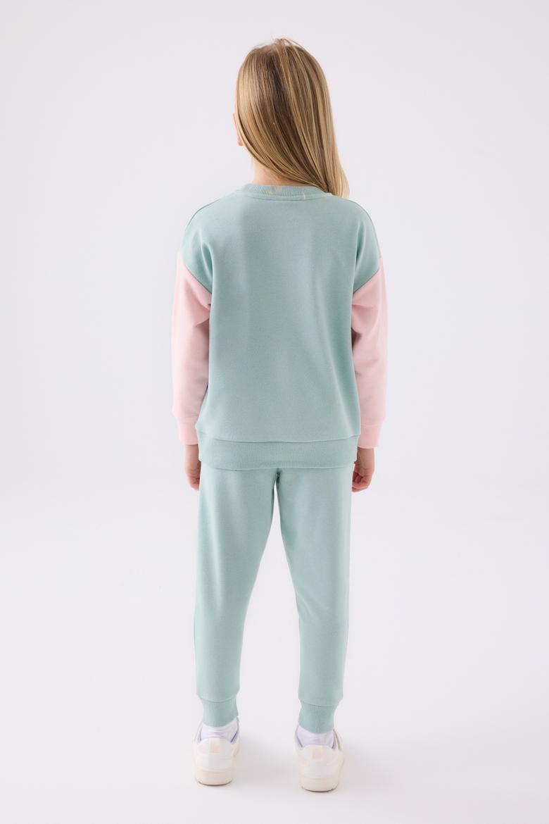 Kız Çocuk Su Yeşili Pijama Takımı - 50299869016