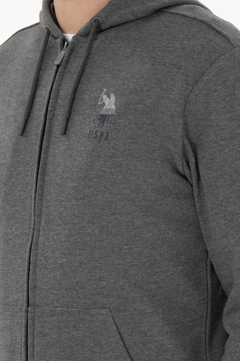 Erkek Antrasit Melanj Örme Hırka