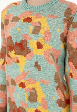 Kadın Su Yeşili Kazak - 50293114012