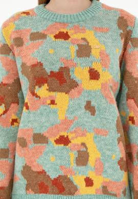 Kadın Su Yeşili Kazak - 50293114012