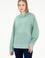 Kadın Su Yeşili Kapüşonlu Sweathırt