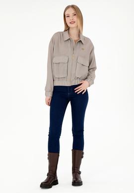 Kadın Camel Uzun Kollu Gömlek - 50292906007