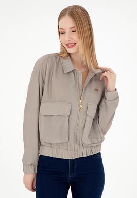 Kadın Camel Uzun Kollu Gömlek - 50292906007