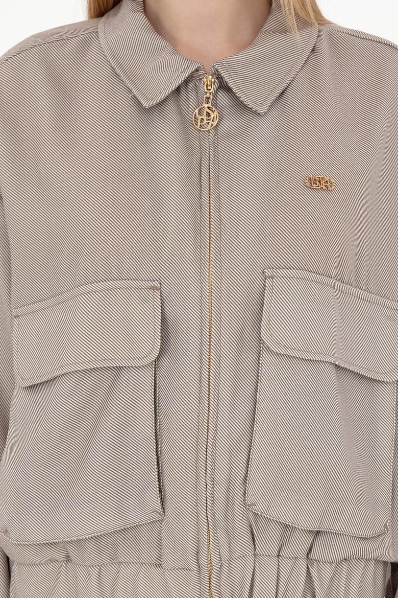 Kadın Camel Uzun Kollu Gömlek - 50292906007