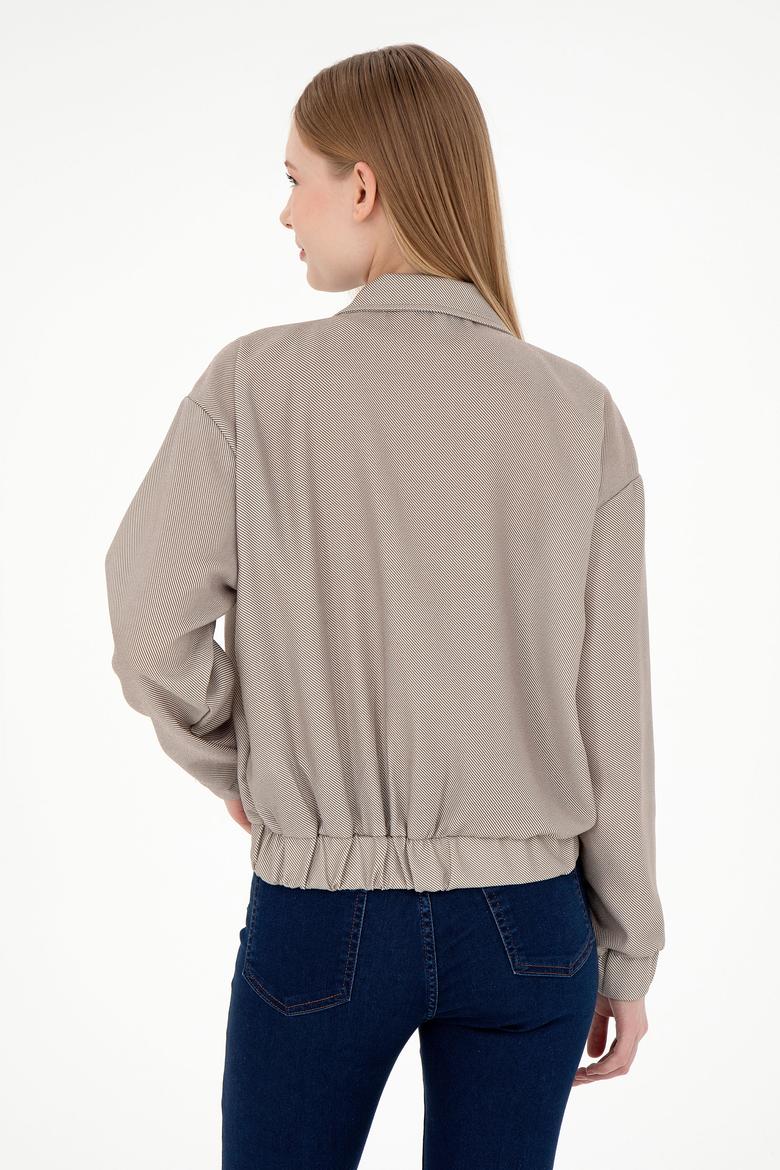 Kadın Camel Uzun Kollu Gömlek - 50292906007