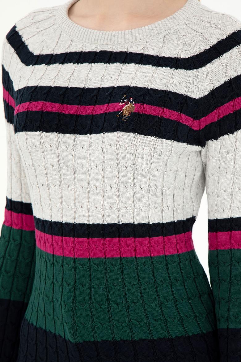 Kadın Lacivert Bisiklet Yaka Kazak - 50293151021