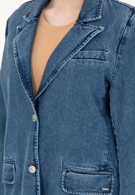 Kadın Açık Mavi Jean Gömlek - 50291133003