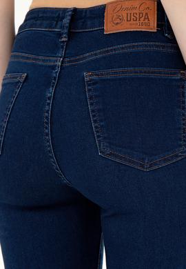 Kadın Koyu Mavi Toothpick Fit Jean Pantolon - 50299372001