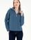 Kadın Koyu Mavi V Yaka Kazak