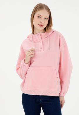 Kadın Pudra Sweatshirt - 50291436029