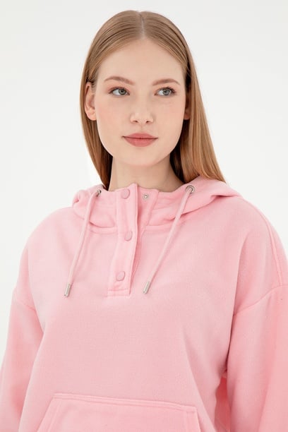 Kadın Pudra Sweatshirt